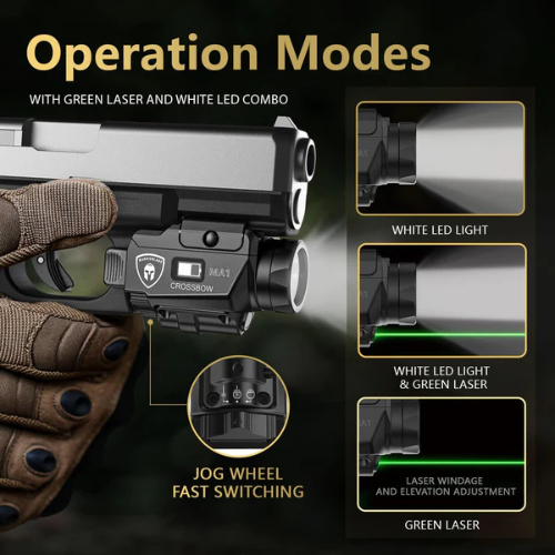 Warriorland MA1 Laser Light Combo Holster Fit for S&W M&P9