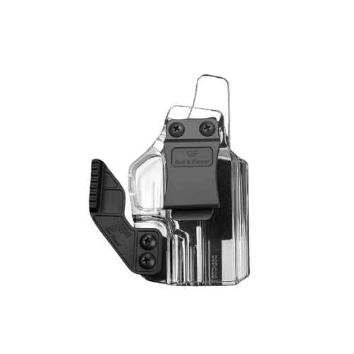 Gun & Flower IWB Glock 19/17 Clear Kydex Holster w/Claw
