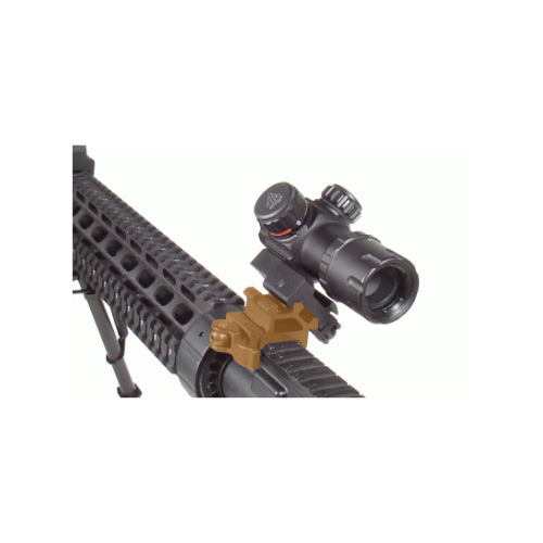 UTG Double Rail/Single Slot Angle Mount w/QD Lever Mount