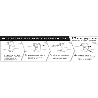 ODIN WORKS .750" Adjustable Low Profile Gas Block